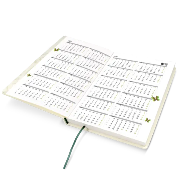 Kalendarz ECO książkowy indywidualny, okładka twarda
