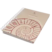 Kalendarzo-notes ECO na spirali, okładka miękka, 4 przekładki z registrami (A5, A4)