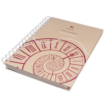 Kalendarzo-notes ECO na spirali, okładka miękka, 4 przekładki z registrami (A5, A4)