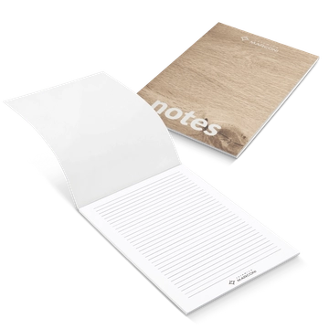 Notes klejony z okładką miękką, pionowy (A6, A5, A4)