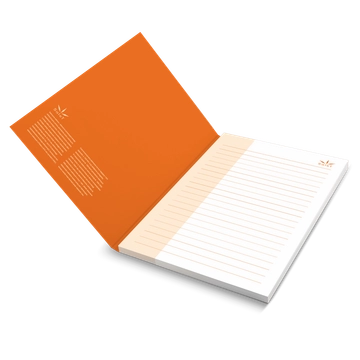 Notes klejony z okładką miękką, poziomy (A6, A5, A4)