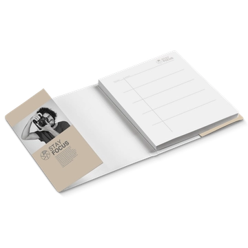Notes z gumką i skrzydełkami, okładka miękka  (A5, A4)