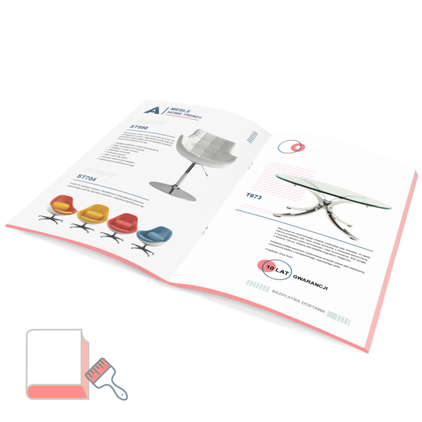Katalog szyty drutem