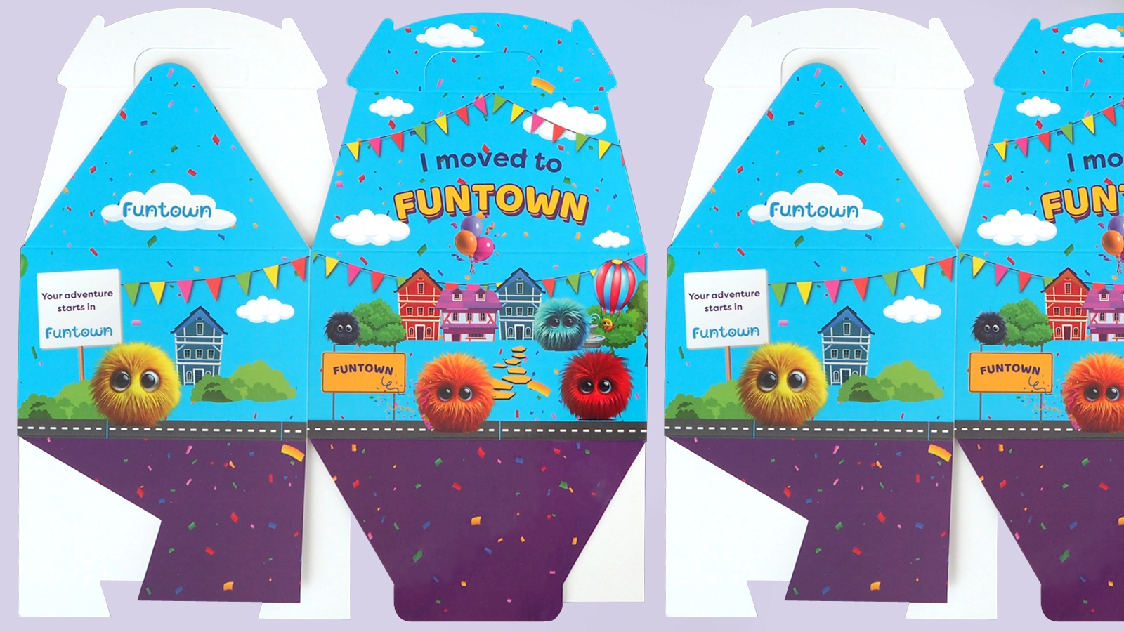 Pudełka prezentowe z uchwytem (kuferek) dla Funtown